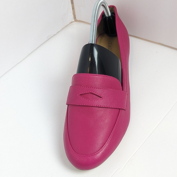NWOT Talbot's pink leather loafers - Picture 3 of 16